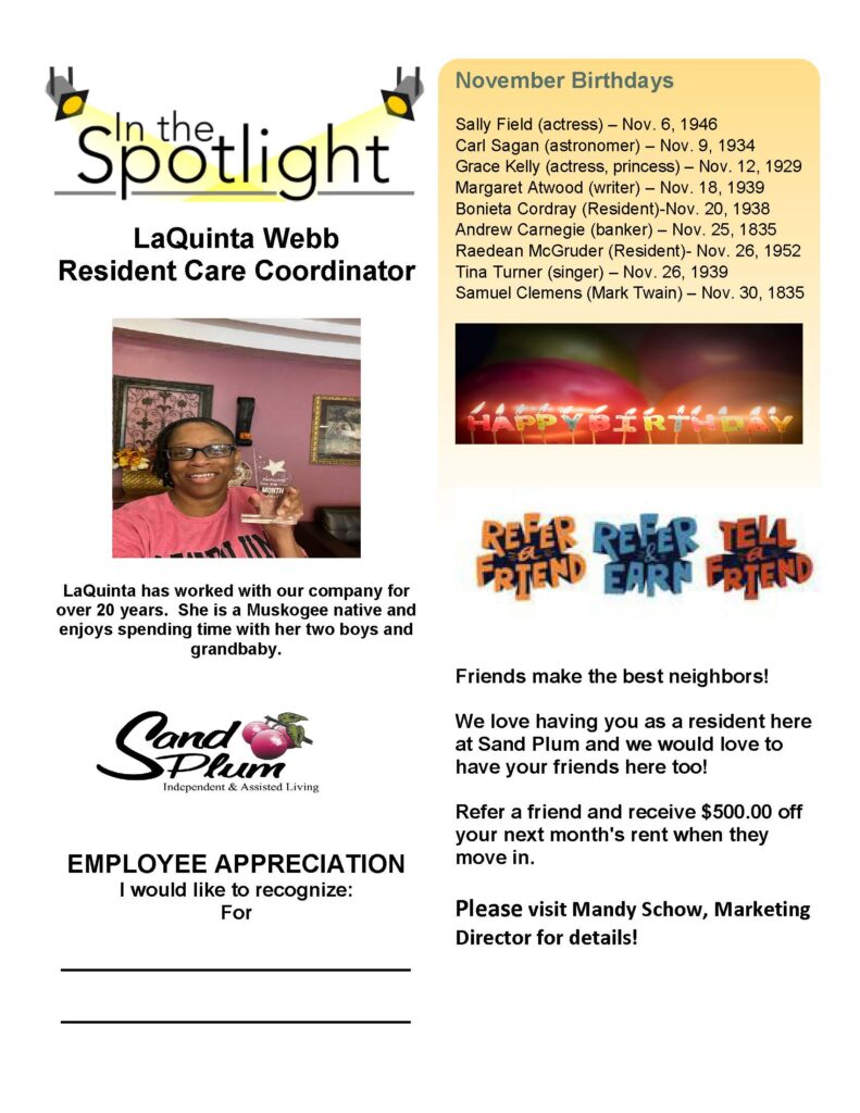 Newsletter-Nov25-1B-Letter_Page_4 -Premier- Sand Plum Assisted Living